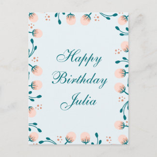Happy birthday Customisable Standard Postcard