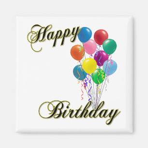 Happy Birthday - Customise Magnet