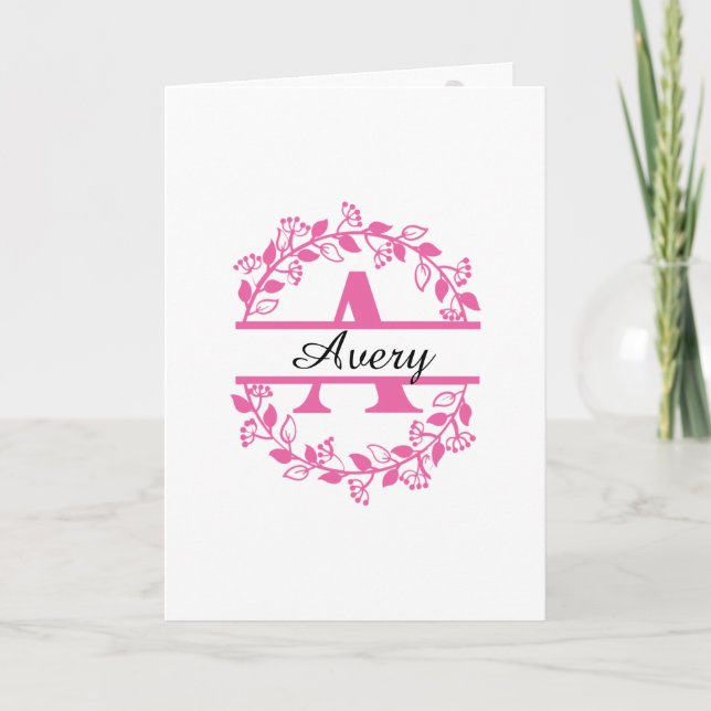 Happy Birthday Customize Greeting Card (Front)