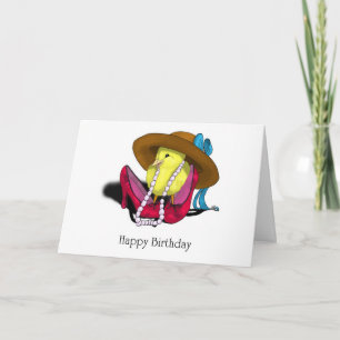 Happy Birthday Cute Chick by April Robbins Card