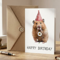Happy Birthday Cute Hamster 