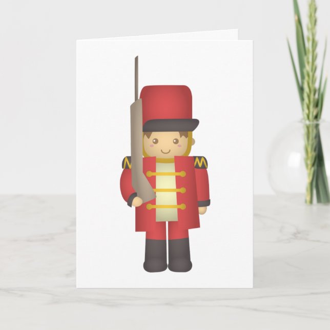 Happy Birthday, Cute Little Soldier Card (Front)