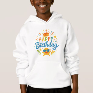 Happy Birthday   Cute Party Kids’ Pullover Hoodie
