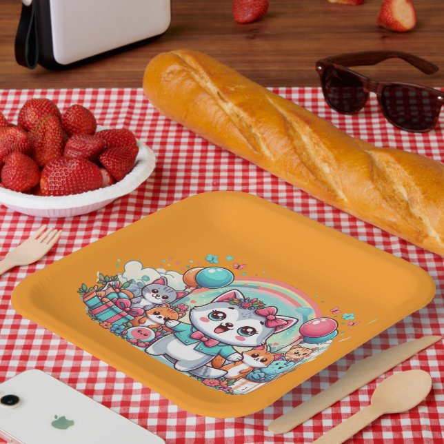 Happy Birthday, Cutie Pie Paper Plate (Picnic)