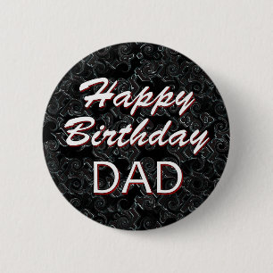 Happy Birthday DAD 6 Cm Round Badge