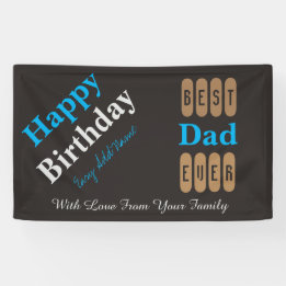 Happy Birthday Dad Banner