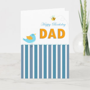 Happy birthday dad card