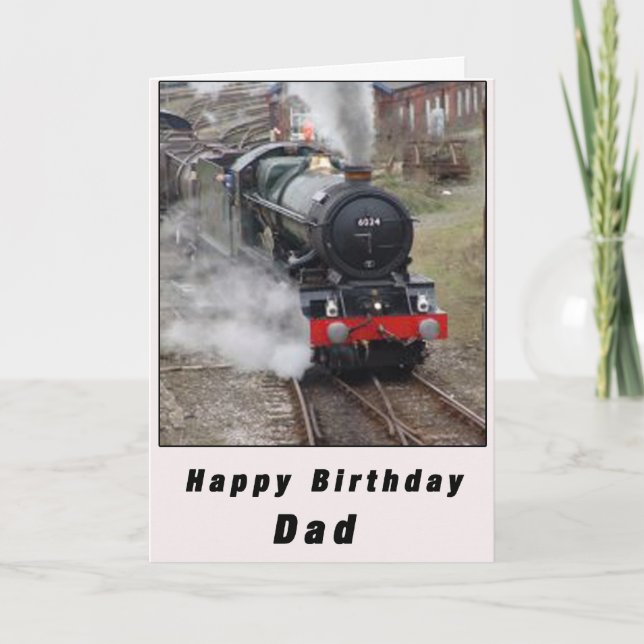 Happy Birthday Dad Card (Front)