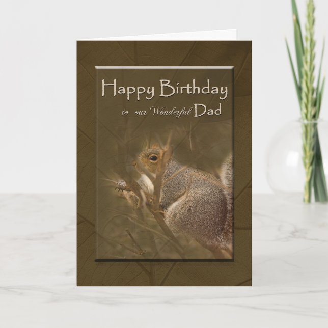 Happy Birthday Dad Card (Front)