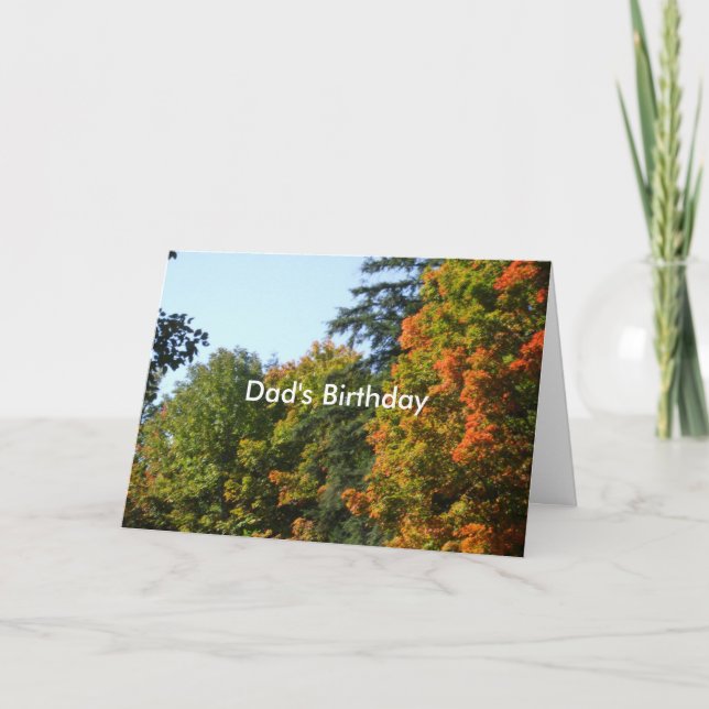 Happy Birthday Dad Card (Front)