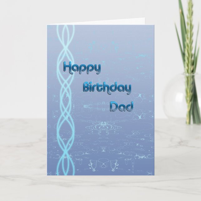 Happy Birthday Dad Card (Front)