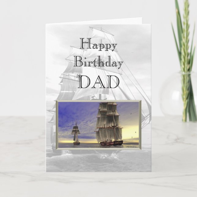 Happy Birthday Dad Card (Front)