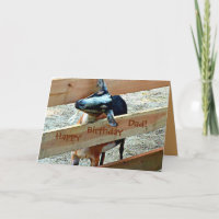 Happy Birthday Dad from Favourite Kid (with Goat)