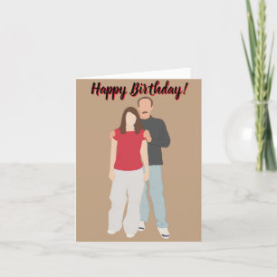 Happy Birthday Dad, Grandpa Etc. Thank You Card