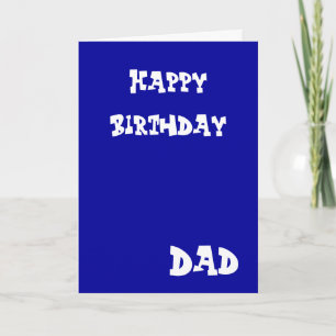 Happy birthday dad greeting cards