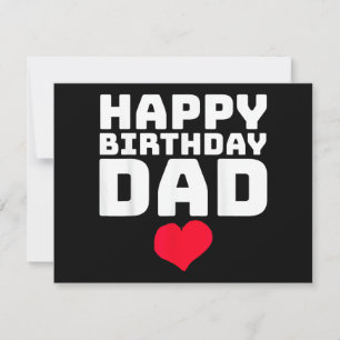 Happy Birthday Dad Holiday Card
