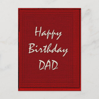 Happy Birthday Dad Postcard