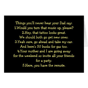 **HAPPY BIRTHDAY DAD** with HUMOR, RESPECT & LOVE