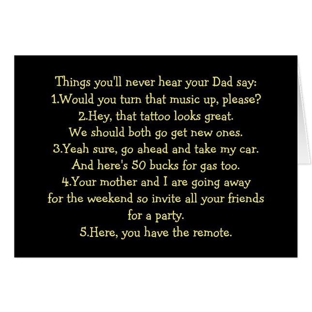 **HAPPY BIRTHDAY DAD** with HUMOR, RESPECT & LOVE (Front Horizontal)