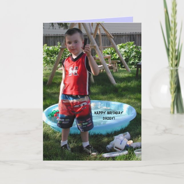 Happy Birthday Daddy! Card (Front)