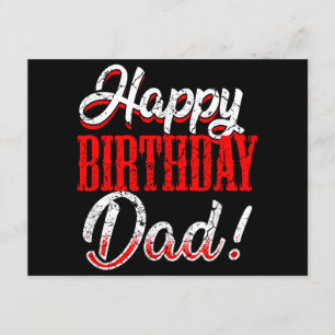 Happy Birthday Daddy Dad Father's Day Enclosure Card