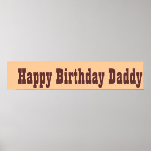 Happy Birthday Daddy Poster