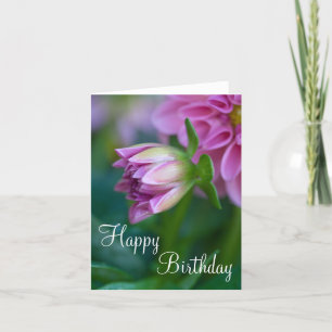 Happy Birthday Dahlia Card