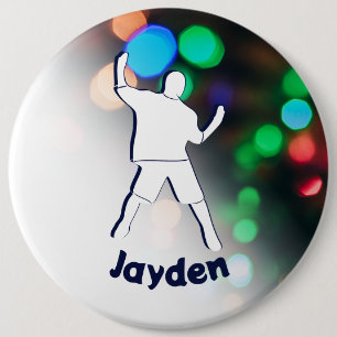 Happy Birthday Dance Party Lights  6 Cm Round Badge