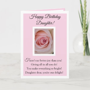 Happy Birthday Daughter Card