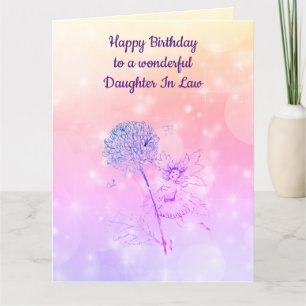 Happy Birthday Daughter In Law Card