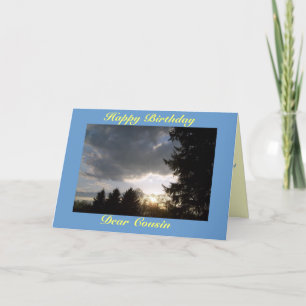 Happy Birthday, Dear Cousin Card