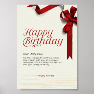 Happy birthday dear.. poster