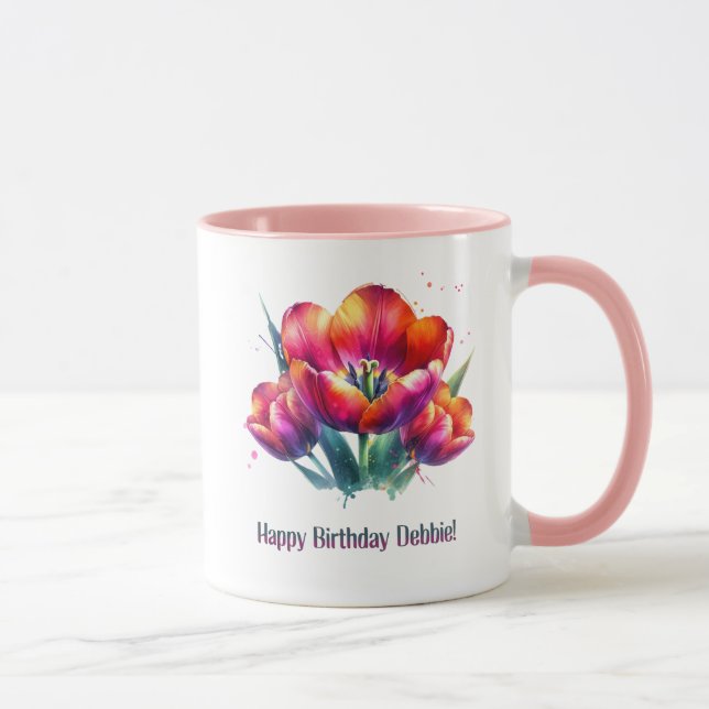 Happy Birthday Debbie Mug (Right)