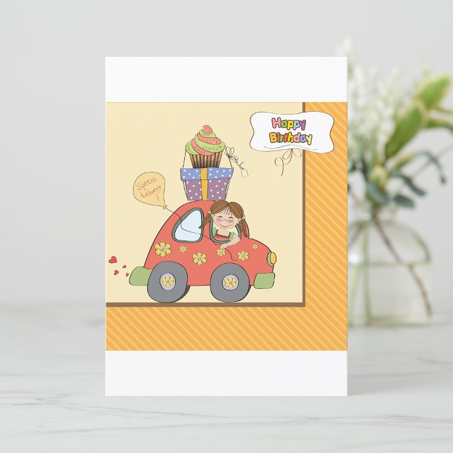 Happy Birthday Delivery Invitations (Creator Uploaded)