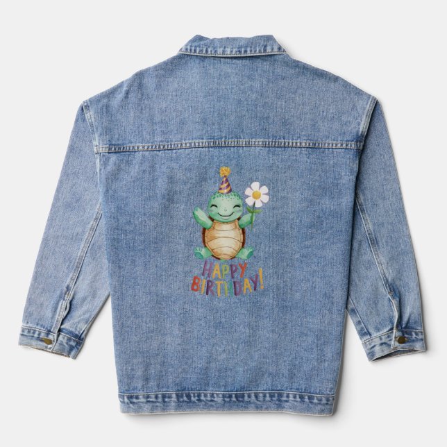 Happy Birthday Denim Jacket (Back)