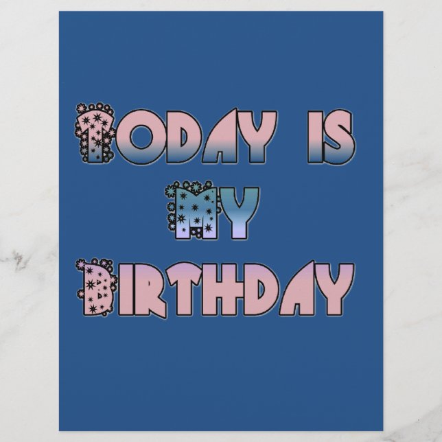 Happy Birthday Design (Front)