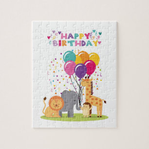 Happy Birthday Design Jigsaw Puzzle