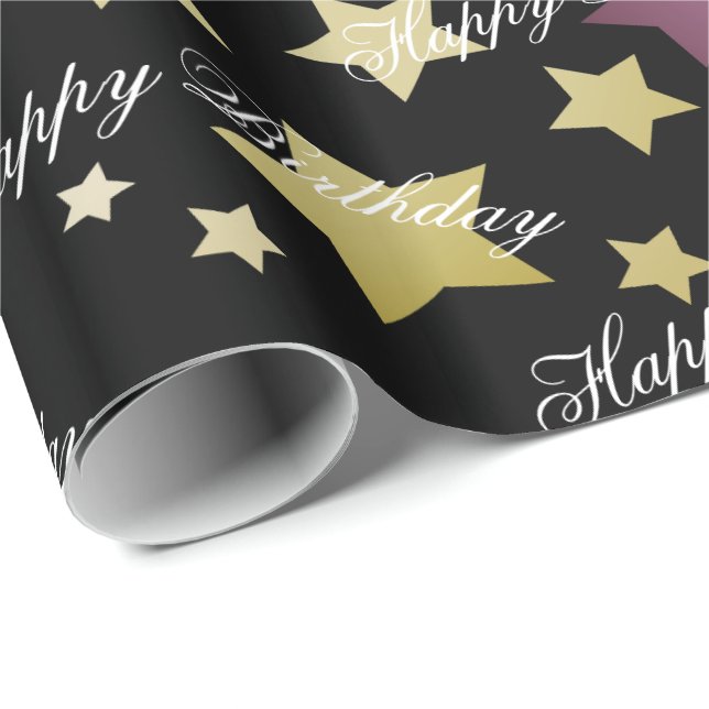 Happy Birthday Designer Gift-Wrap Wrapping Paper (Roll Corner)