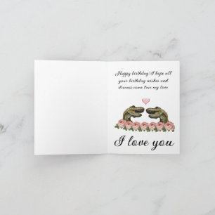 happy birthday dinosaur  card