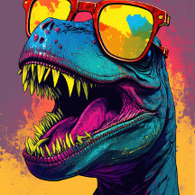 Happy Birthday Dinosaur Cute Card