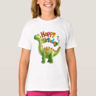 Happy Birthday Dinosaur – Fun Celebration Toy T-Shirt