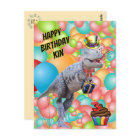 Happy Birthday Dinosaur! (Personalise Text)