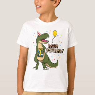 Happy Birthday Dinosaur T-Rex T-Shirt