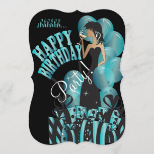 Happy Birthday Diva Girl   DIY Name   Invitation