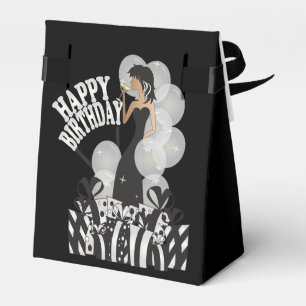 Happy Birthday Diva Girl DIY Name White Favour Box