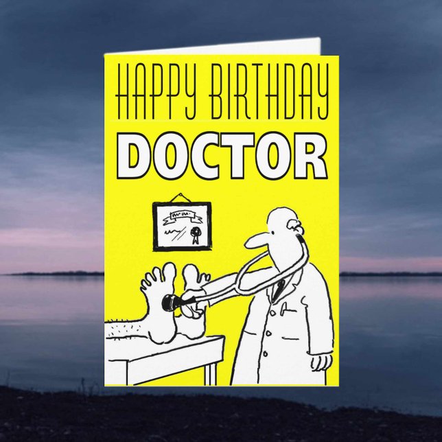Happy Birthday Doctor Card to Personalise Inside (Creator Uploaded)