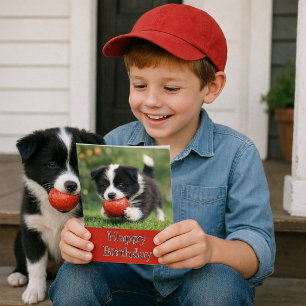 Happy Birthday Dog Lover Kids  Card