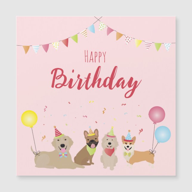 Happy Birthday Dog Party (Front)