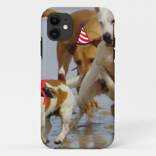 happy birthday dogs iPhone 11 case