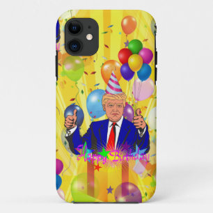 happy birthday donald trump iPhone 11 case